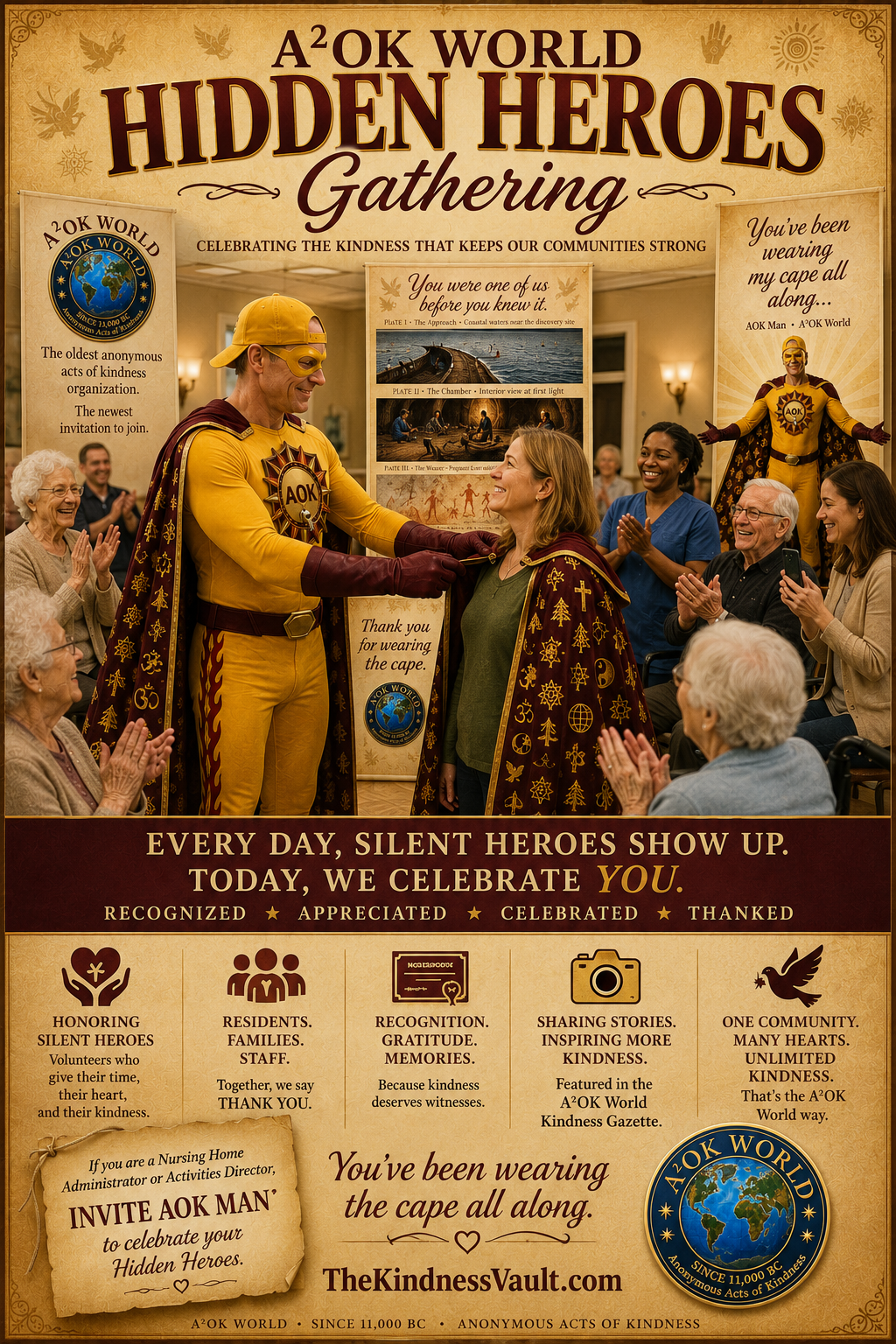 Celebrate your Hidden Heroes: AOK Man with a senior living community and its volunteers