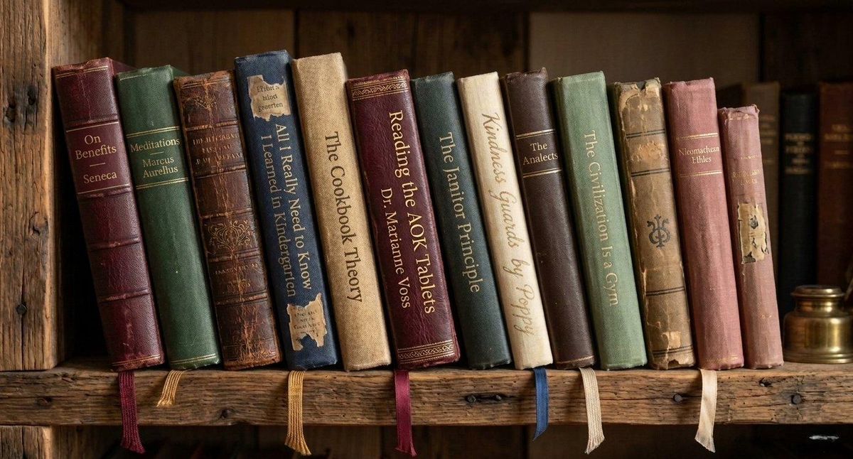 The Cookbook bookshelf: The Cookbook Theory, The Janitor Principle, Reading the AOK Tablets and more